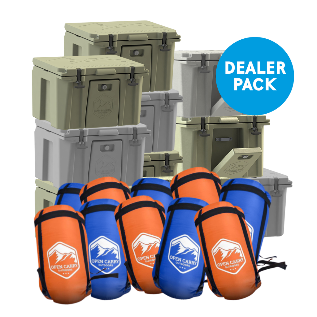 Pre-Sale DEALER PACK - 10 coolers + 10 sleeping bags  (delivery December 15)